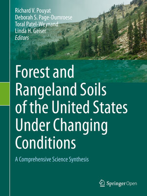 cover image of Forest and Rangeland Soils of the United States Under Changing Conditions